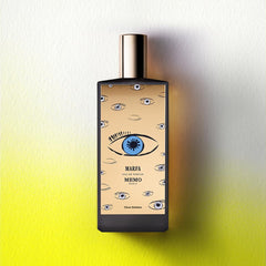 Memo Paris Marfa floral heart closeup hints tuberose and orange blossom for a radiant scent.
