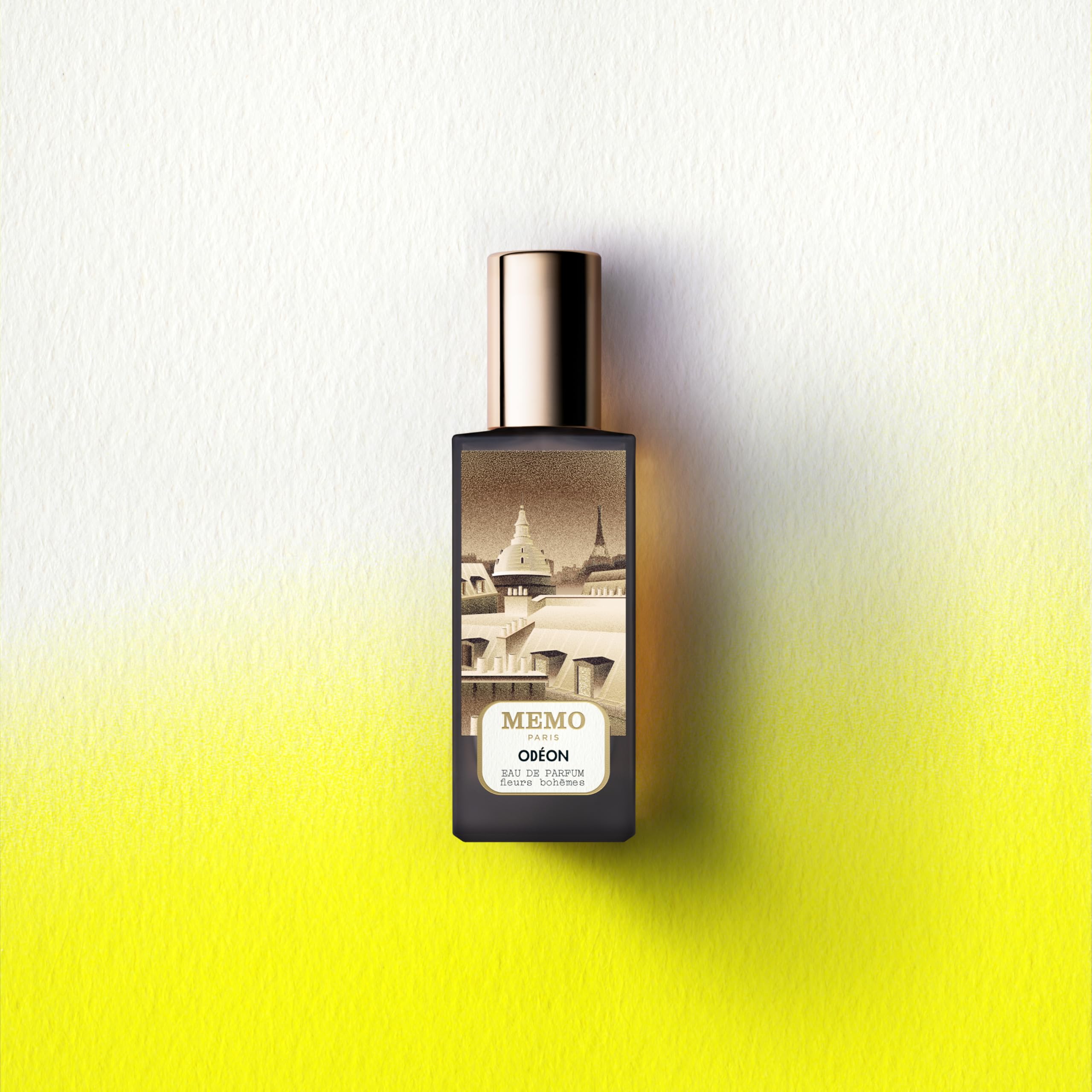 Memo Paris Odeon patchouli-sandalwood base adds rich depth for evenings