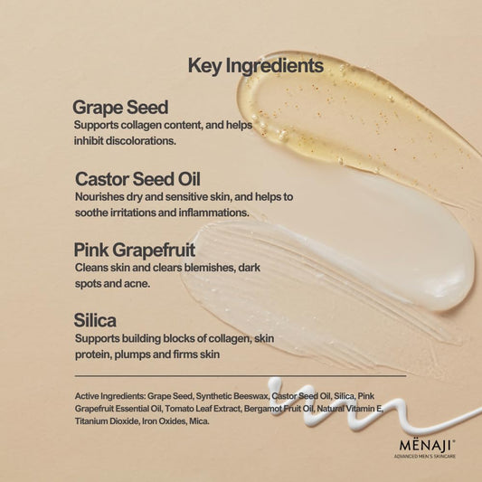 Chapstick-style Menaji concealer stick for discreet on-the-go use.