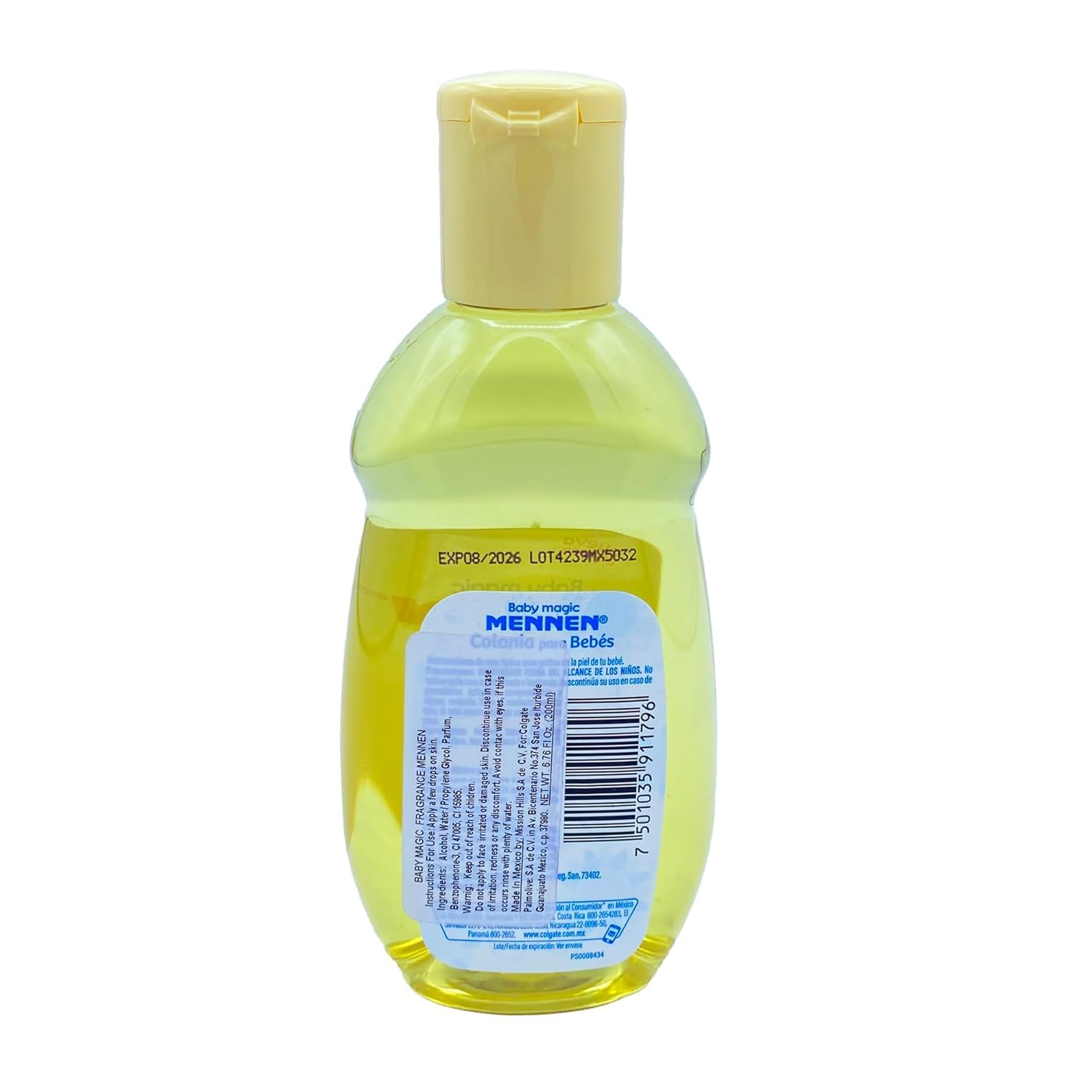 Mennen Baby Cologne pack of 3 sealed bottles preserves fragrance freshness.