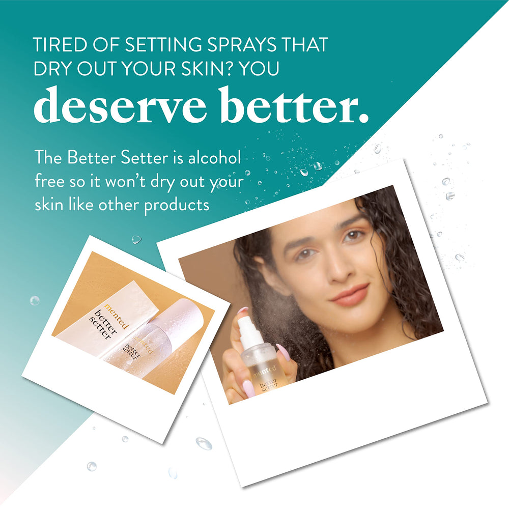 Mented Better Setter Vitamin C close-up highlights brightening-friendly formula.