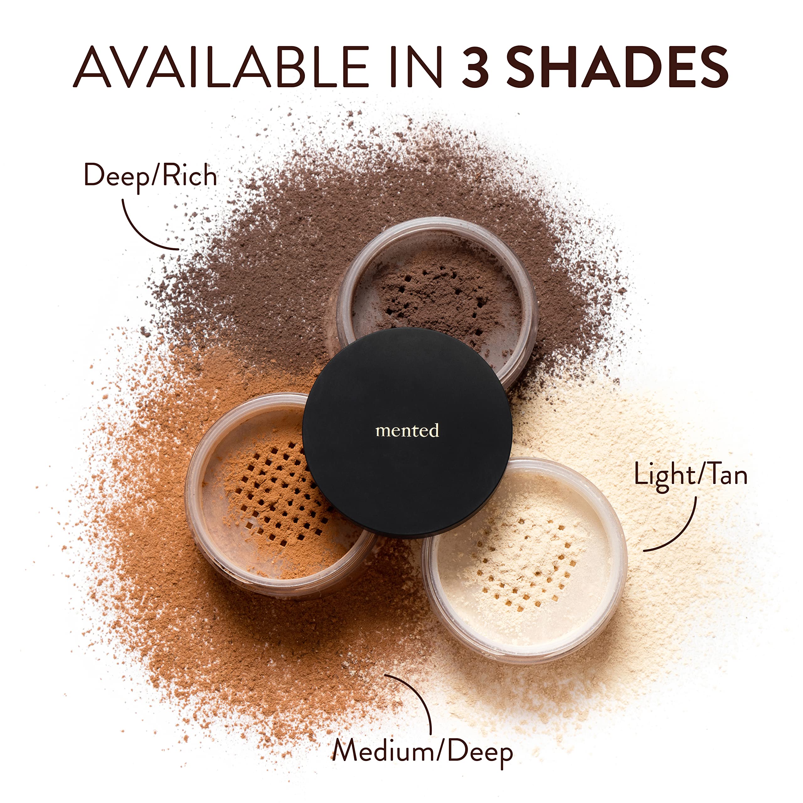 Mented oil-control powder achieving matte finish on the face
