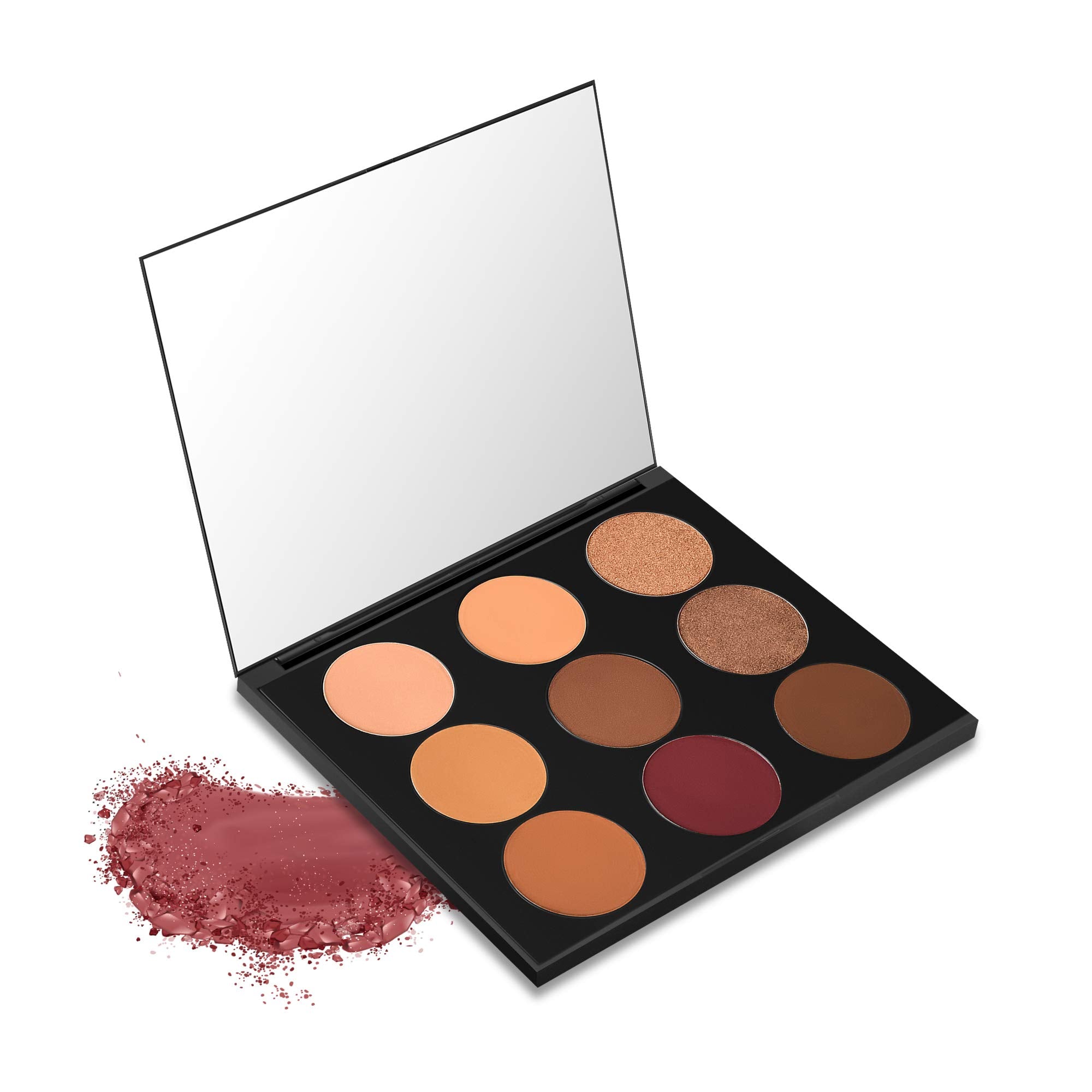 Mented Cosmetics Eyeshadow Palette with 9 shades for versatile everyday looks