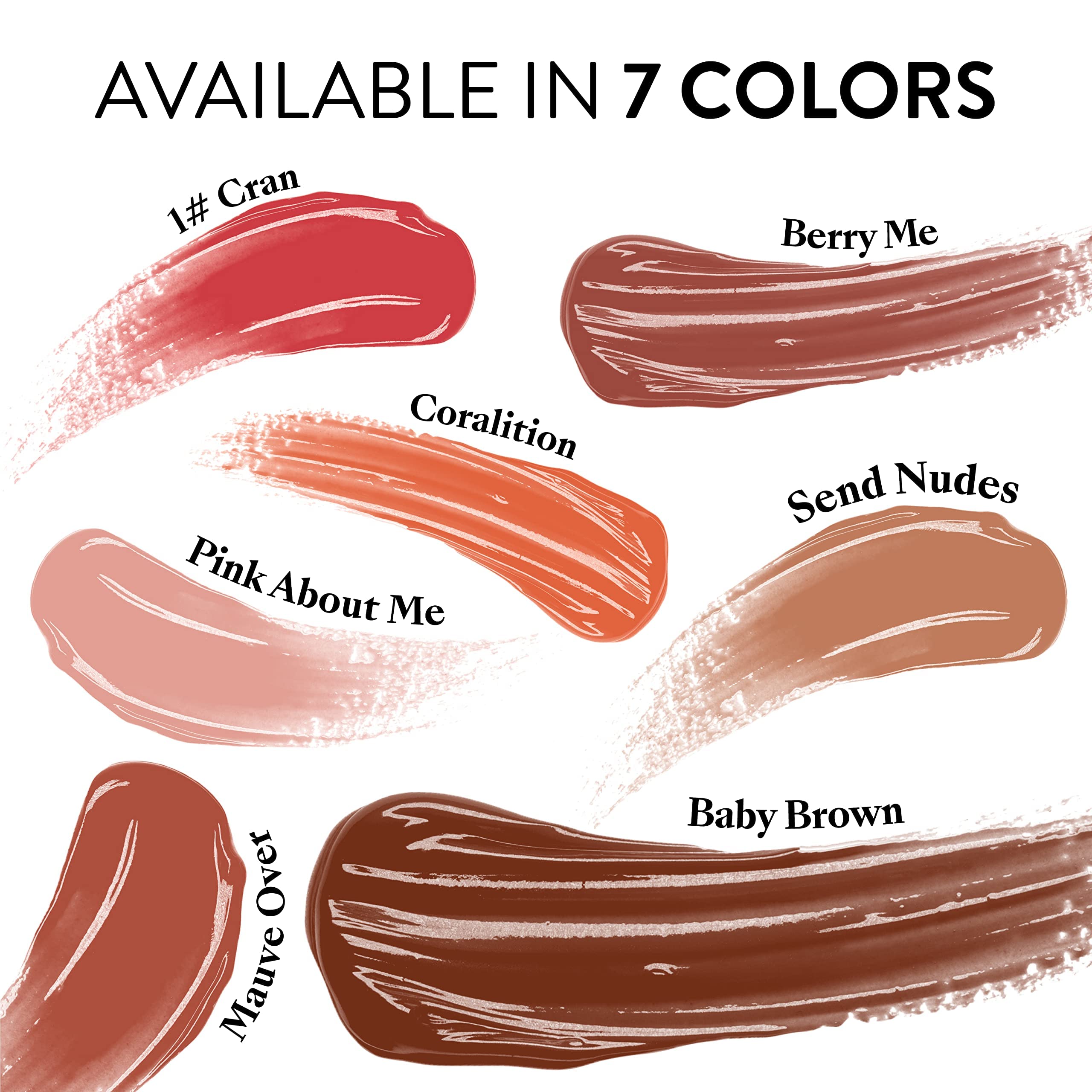 Mented Lipgloss on lips demonstrates buildable color and glossy effect