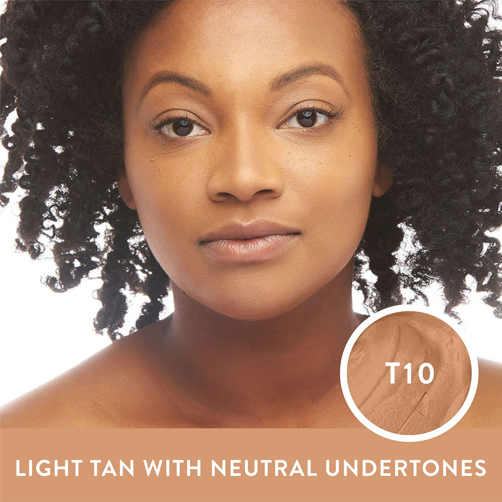 Formula suitable for mature skin with a lightweight, non-cakey feel.