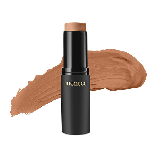 Mented Stick Foundation T30 packaging and shade swatch for medium tan skin