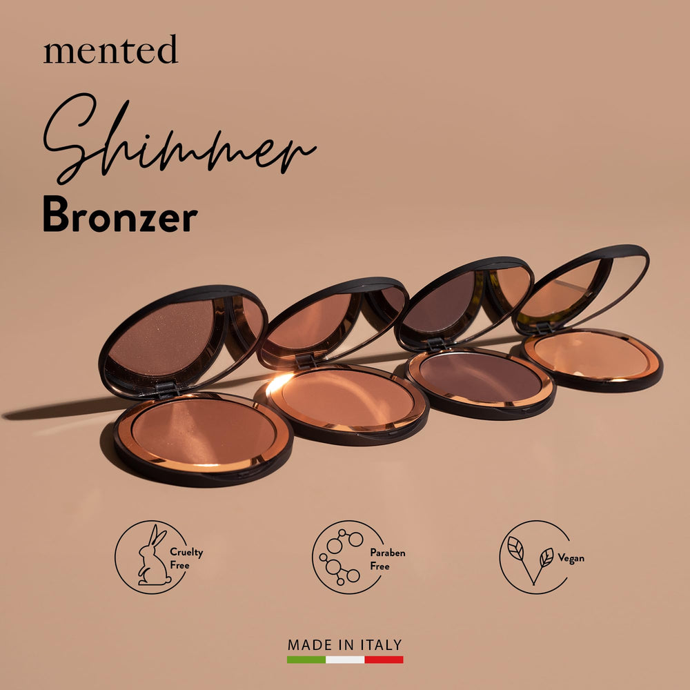 Mented Vacay bronzer swatch blends seamlessly for medium tones and natural radiance