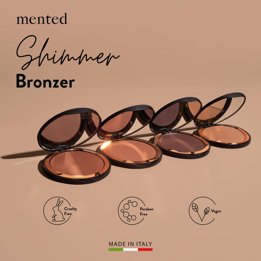Mented Vacay bronzer swatch blends seamlessly for medium tones and natural radiance