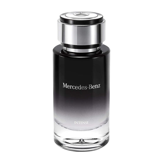 Mercedes-Benz Intense EDT bottle with luxurious design for bold evening wear.