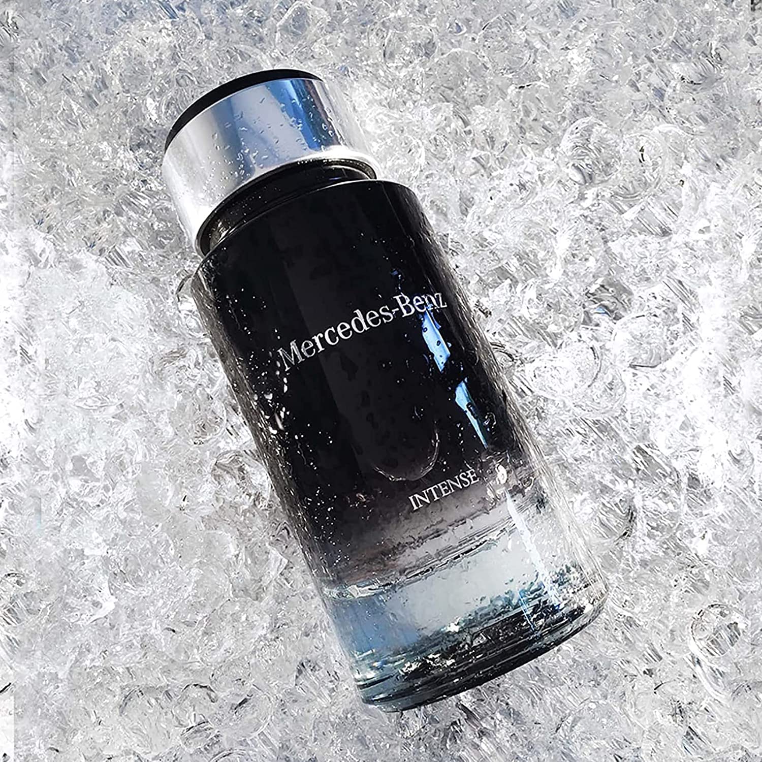 Mercedes-Benz Intense packaging exudes premium allure, ideal for gifting.