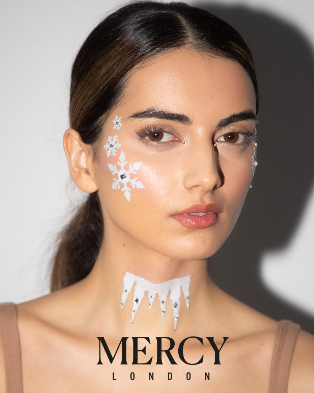 Mercy London frozen-costume-accessory enhances icy character vibes for parties.
