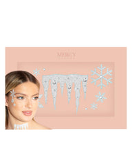 Mercy London Ice Queen face jewels set for dazzling Halloween looks.