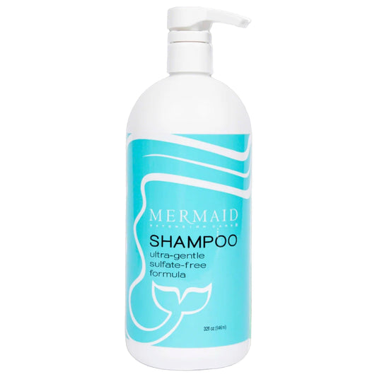 Mermaid Extension Care Shampoo bottle front view for gentle extension cleansing
