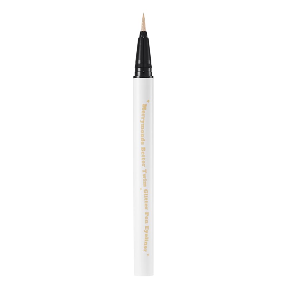 Merrymonde Better Twim Glitter Pen Eyeliner with glitter finish for radiant sparkle all day.
