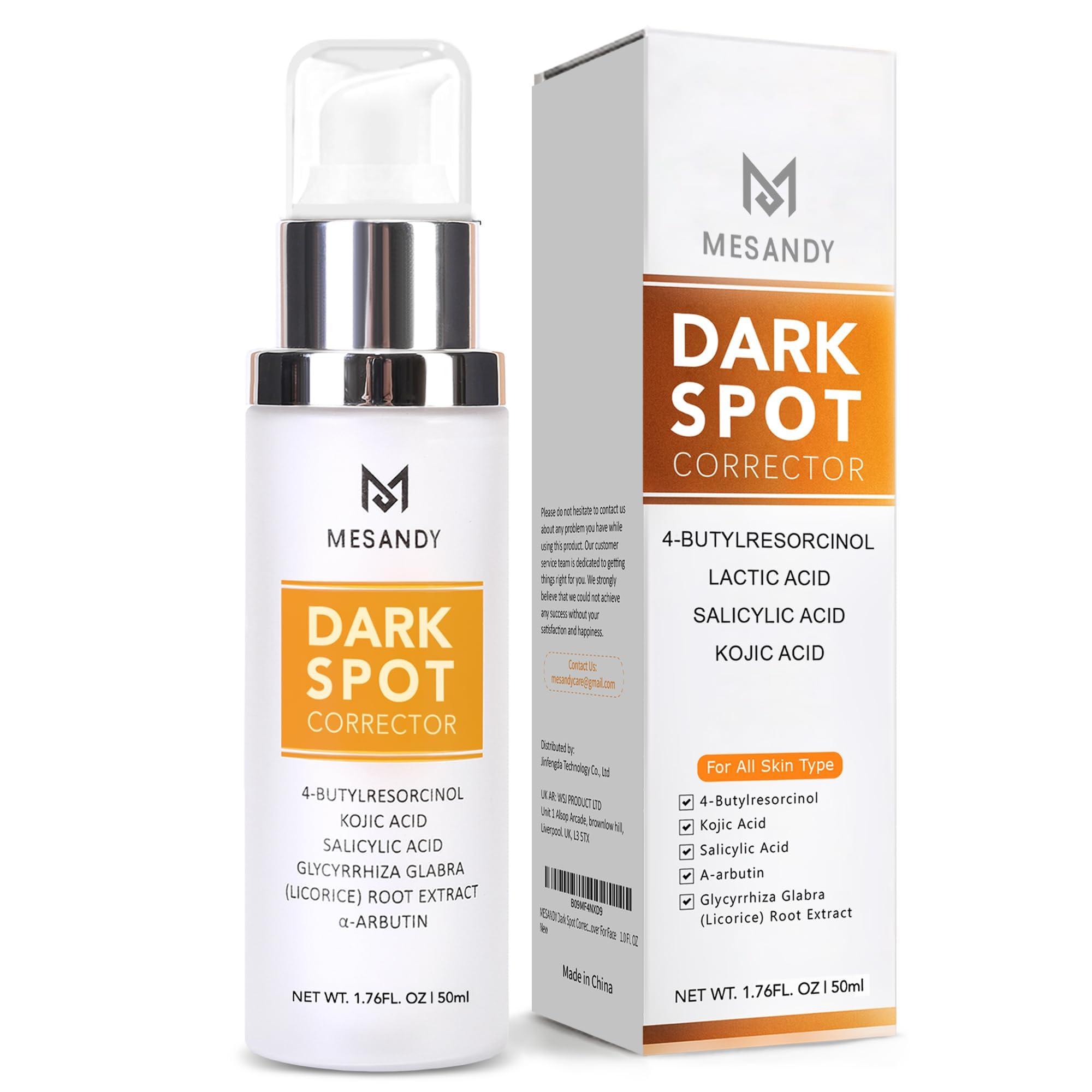 MESANDY Dark Spot Serum bottle for daily brightening and even tone