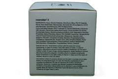 Packaging of Mesoesthetic Cosmelan 2 maintenance cream highlights safety and hydroquinone-free formula