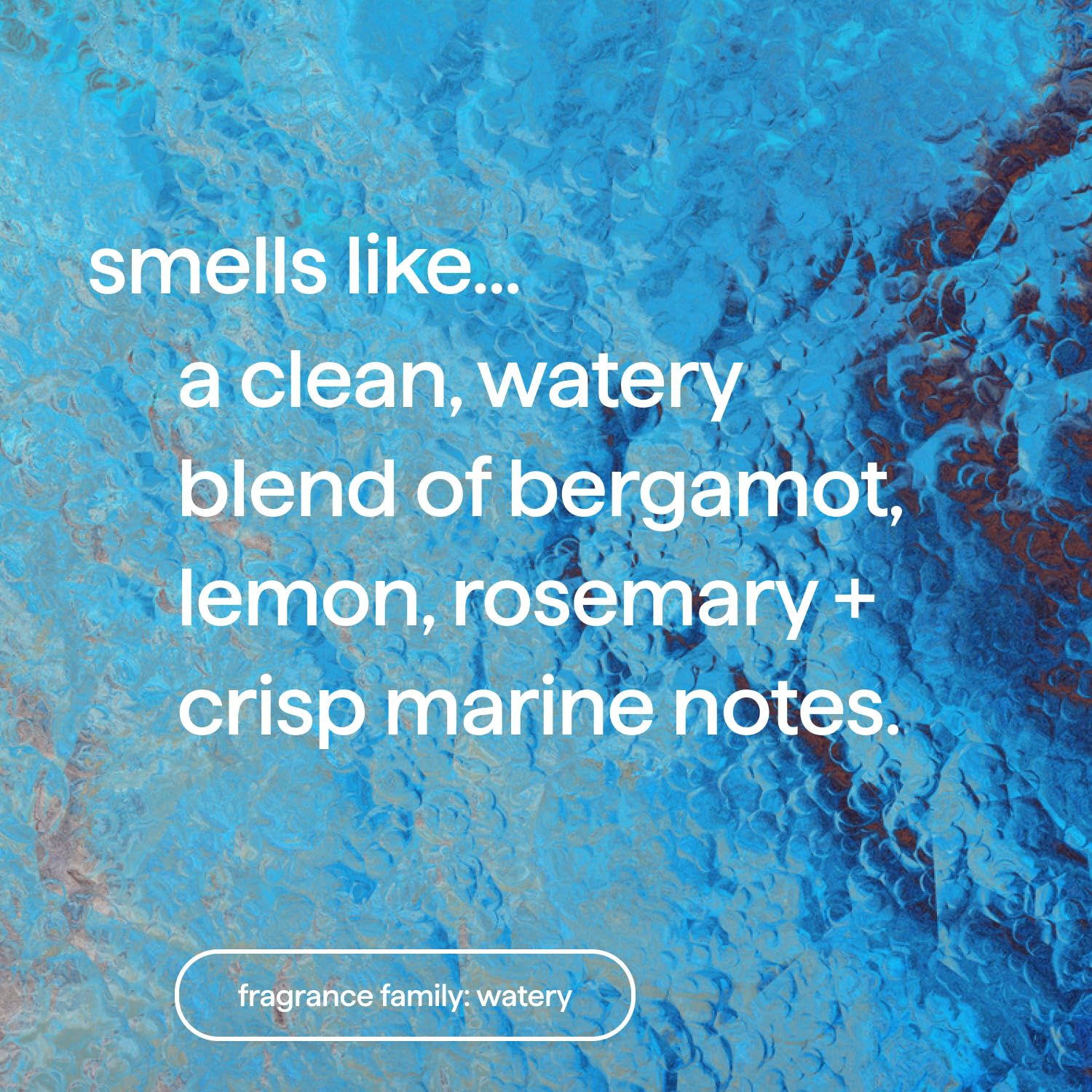 Method Sea Minerals bottle label featuring bergamot and marine notes.