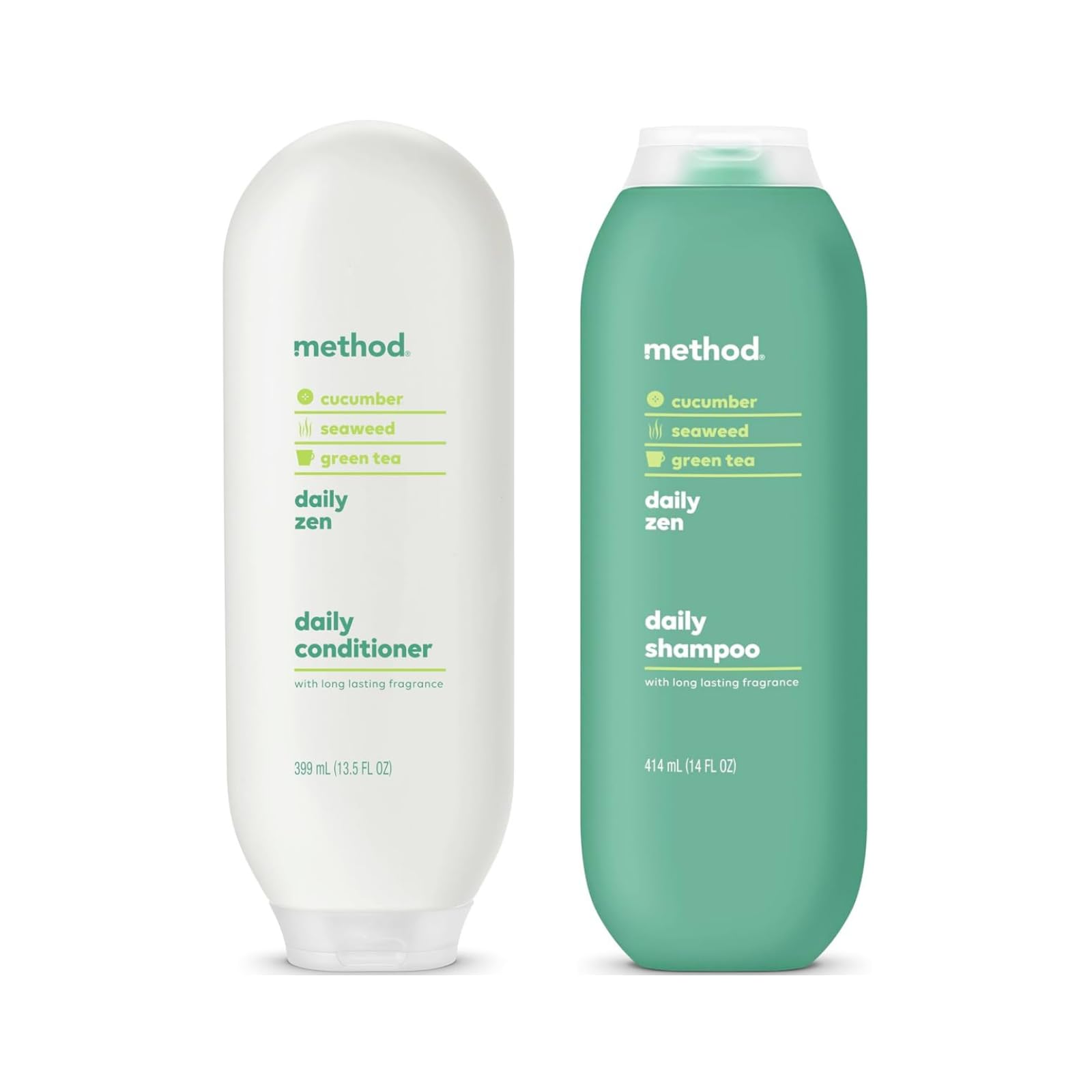 Method Daily Zen shampoo bottle with a gentle, daily cleanse for color-treated hair