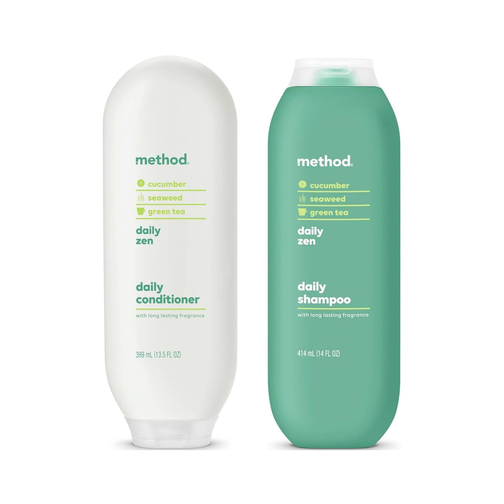 Method Daily Zen shampoo bottle with a gentle, daily cleanse for color-treated hair