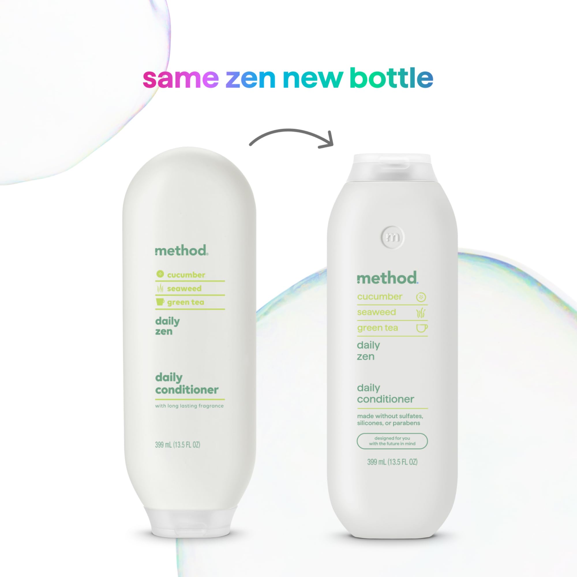 Method Everyday Conditioner shower-scene shows daily routine in action
