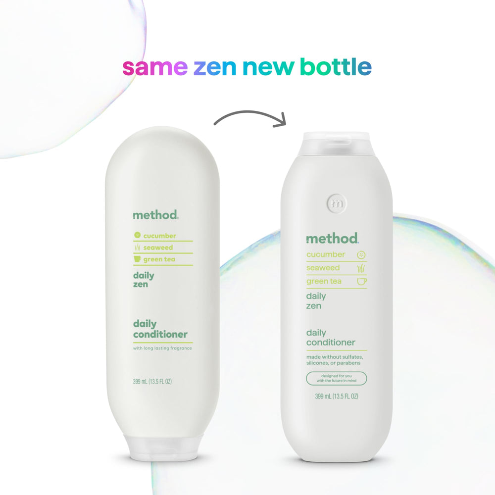 Method Everyday Conditioner shower-scene shows daily routine in action