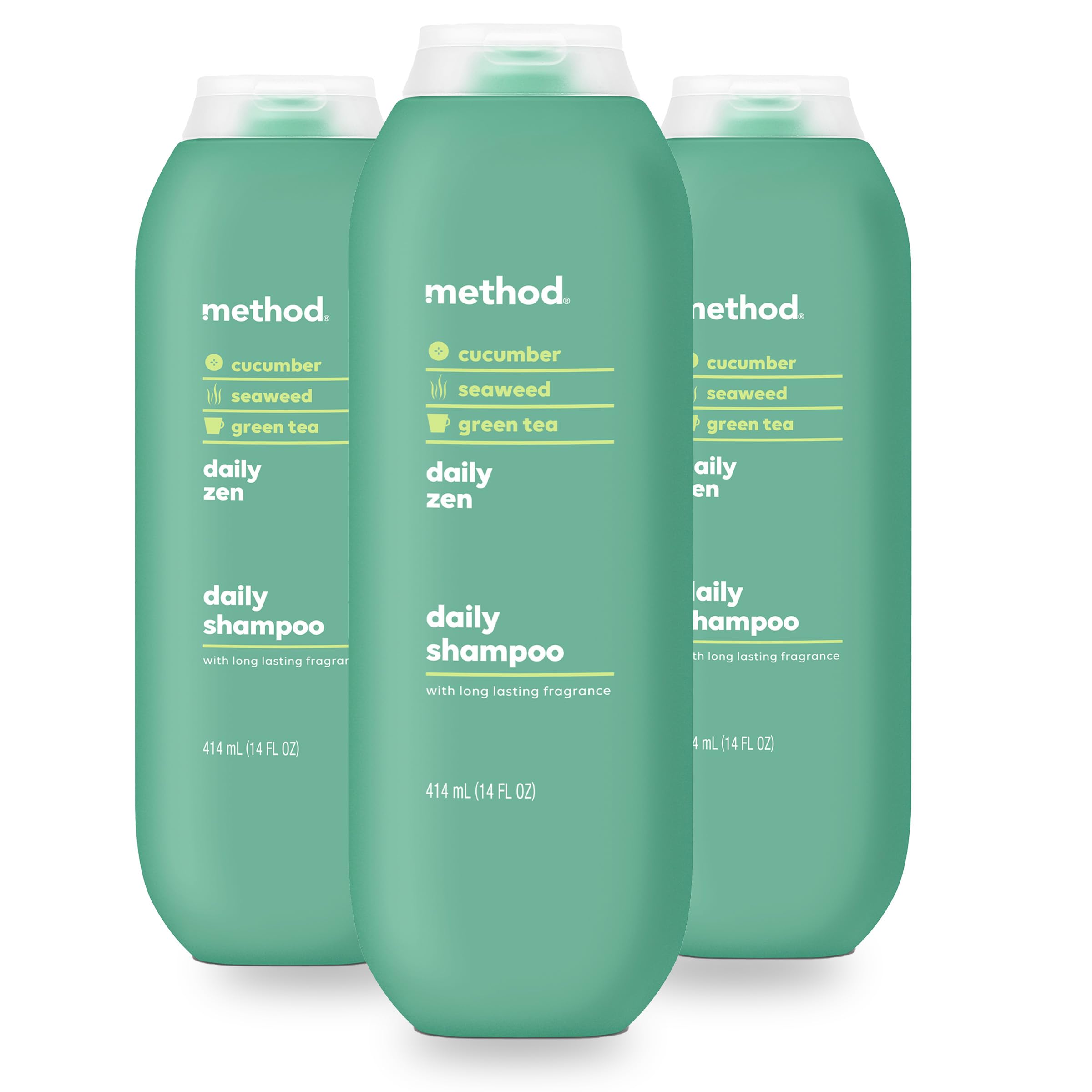 Method Everyday Shampoo Daily Zen bottle with cucumber scent for a refreshing shower