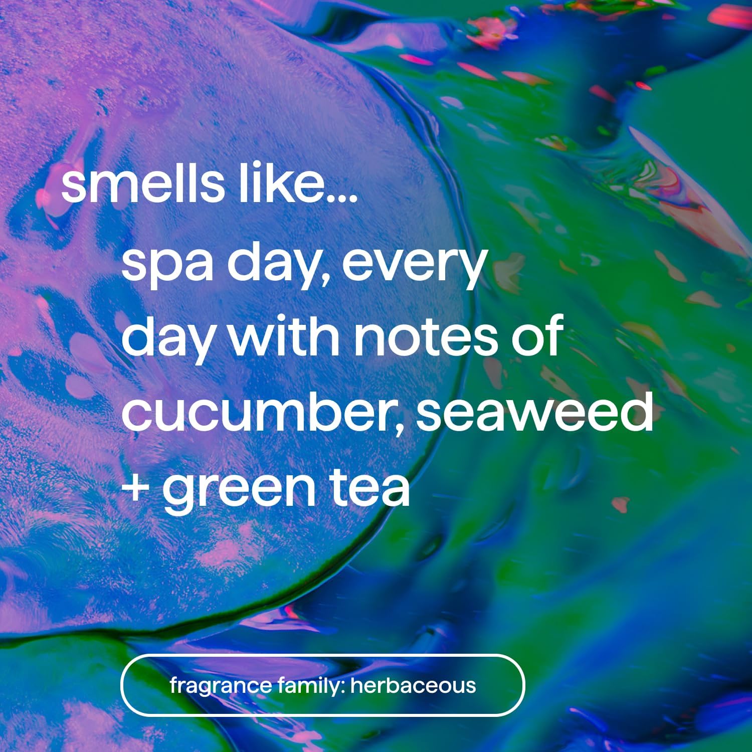 Method Everyday Shampoo Daily Zen rich lather close-up shows clean, radiant hair