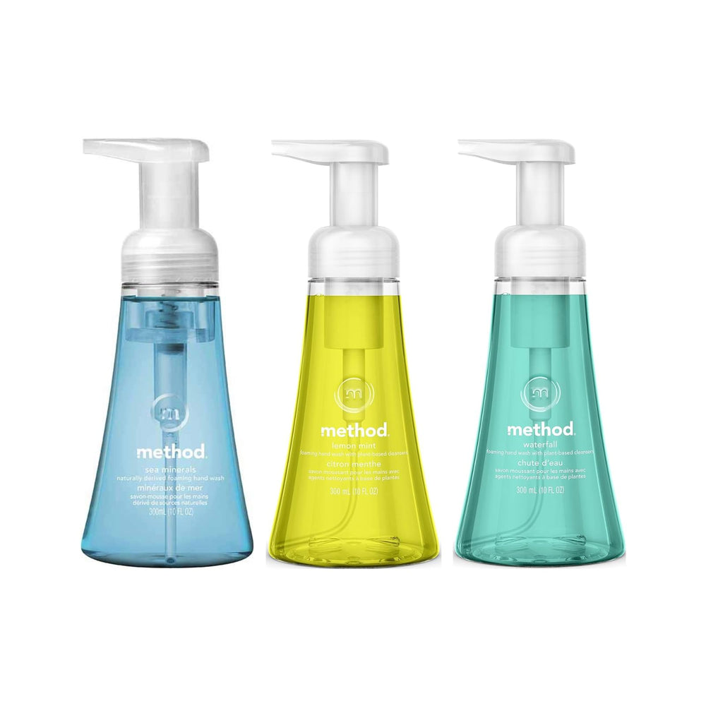 Method Sea Minerals hand foaming soap bottle with refreshing scent and gentle cleansing