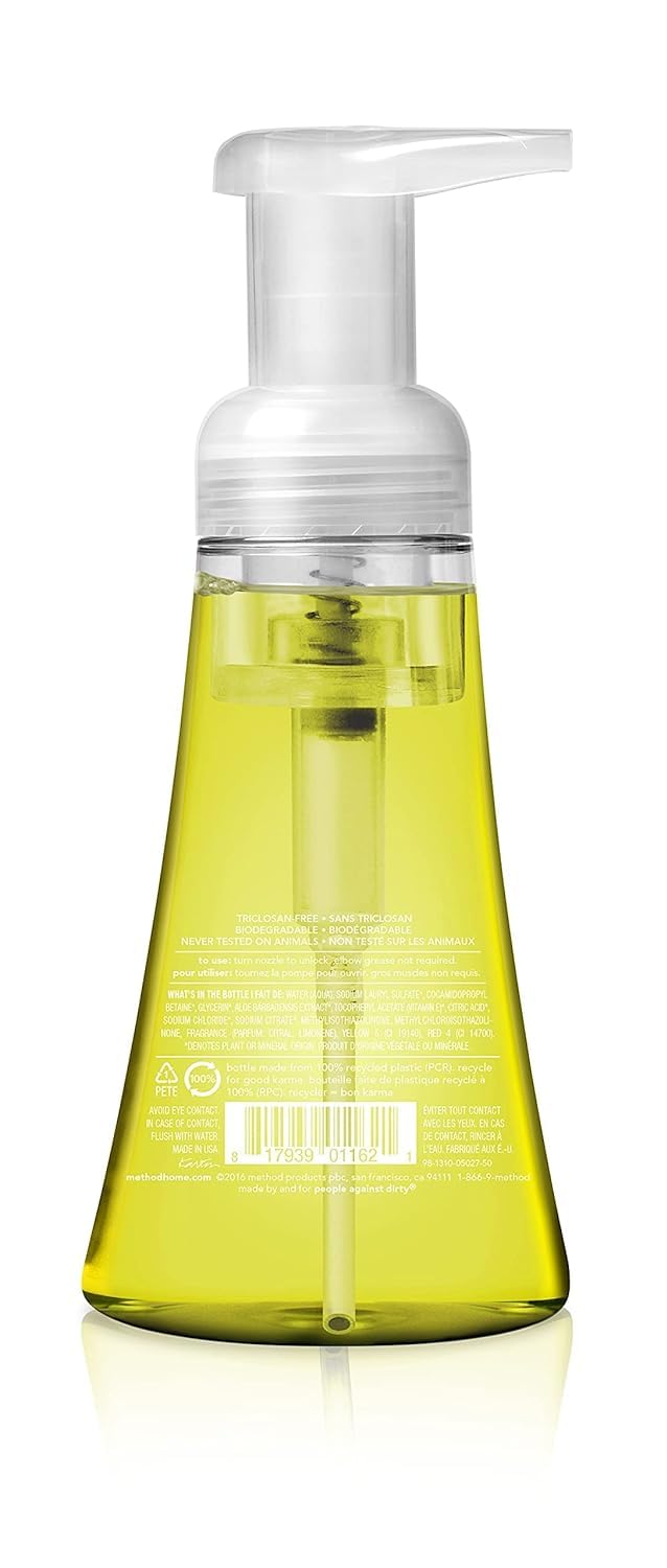 Method Waterfall hand foaming soap bottle delivering serene aroma and moisturizing foam