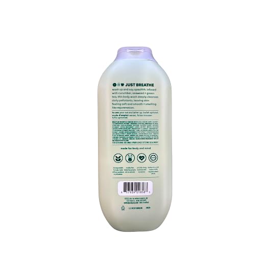 Method ingredient label highlights natural formulas and essential oils.