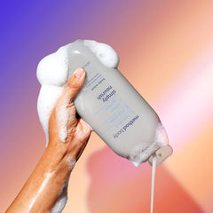 Bathroom scene with Method wash promotes refreshing shower moment.