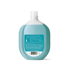 Close-up of Method Waterfall foaming soap showing rich, velvety lather.