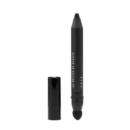 Metier Le Deux eye pencil Onyx precise eyeliner swatch for defined lash line