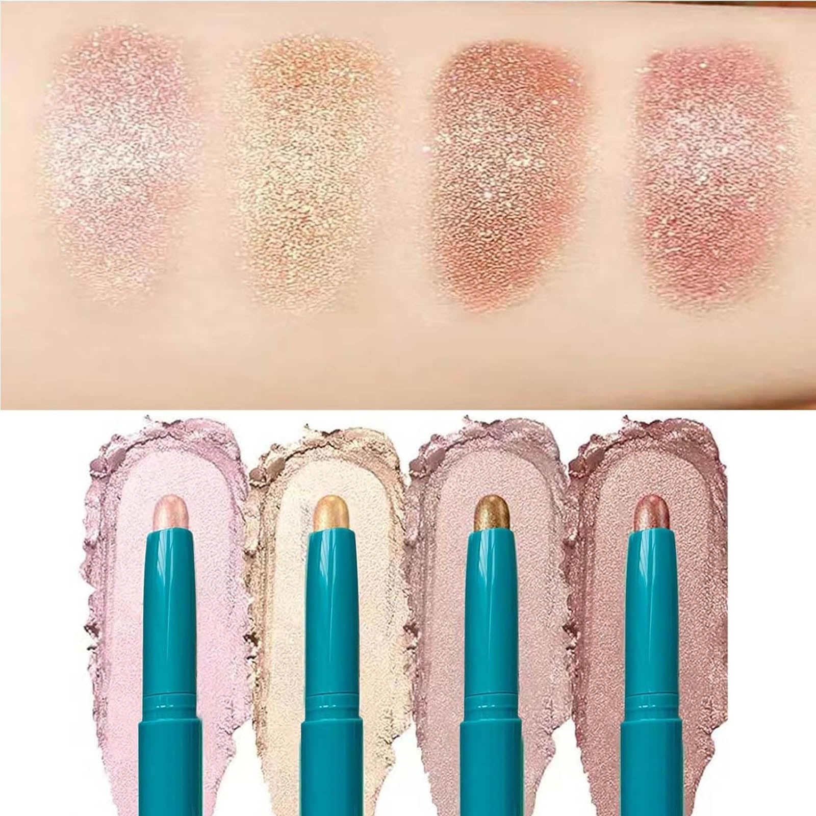 Metiplou Eyeshadow Stick glitter shimmer adds subtle sparkle
