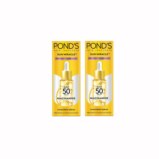 Metrey Herbotech PONDD-S Sun Miracle SPF 50 serum applied for daily protection