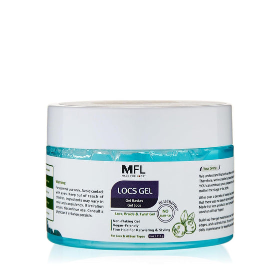 MFL Made For Locs retwisting pomade jar for long-lasting hold and nourishing shine.