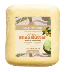 MGL Naturals ivory shea butter 5 lb pack for all-over skin and hair hydration