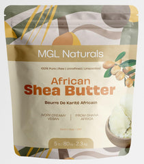 MGL Naturals shea butter texture close-up for DIY recipes