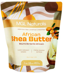 MGL Naturals sustainably sourced Ghana shea butter for ethical skincare