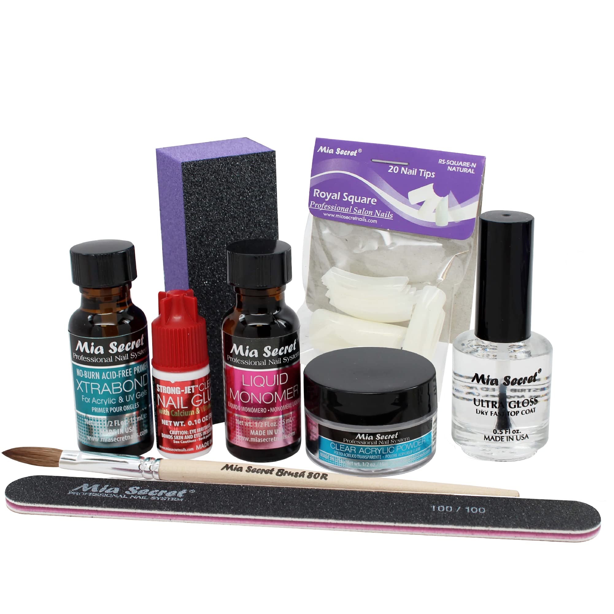 Mia Secret acrylic monomer bottle for smooth application