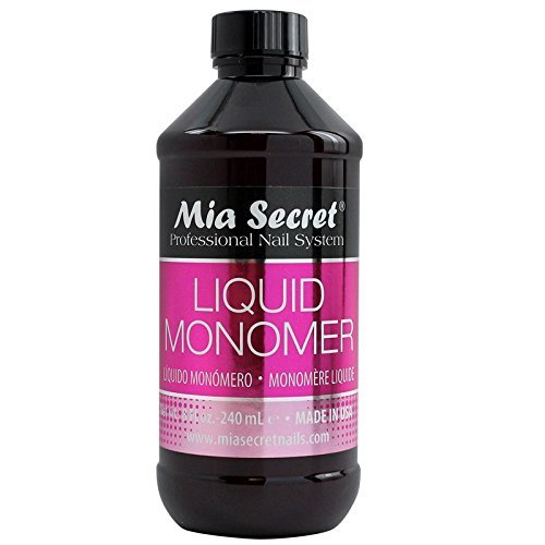 Mia Secret Advanced EMA liquid monomer bottle pour for smooth acrylic application
