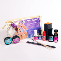 Mia Secret clear acrylic powder half oz for transparent nail enhancements