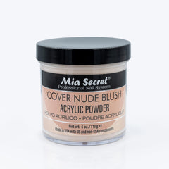 Mia Secret Cover Nude Blush acrylic powder for reliable salon-quality nails.