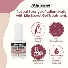 Mia Secret keratin-infused formula strengthens nails and reduces peeling