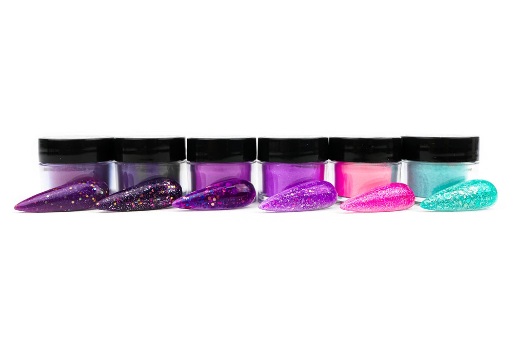 Mia Secret Las Vegas Eiffel Tower acrylic powder for elegant, eye-catching nails.