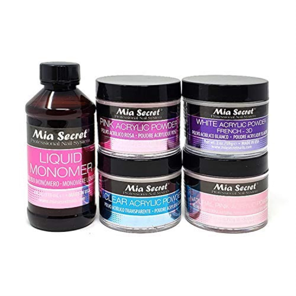 Mia Secret liquid monomer bottle for flexible acrylic nail application