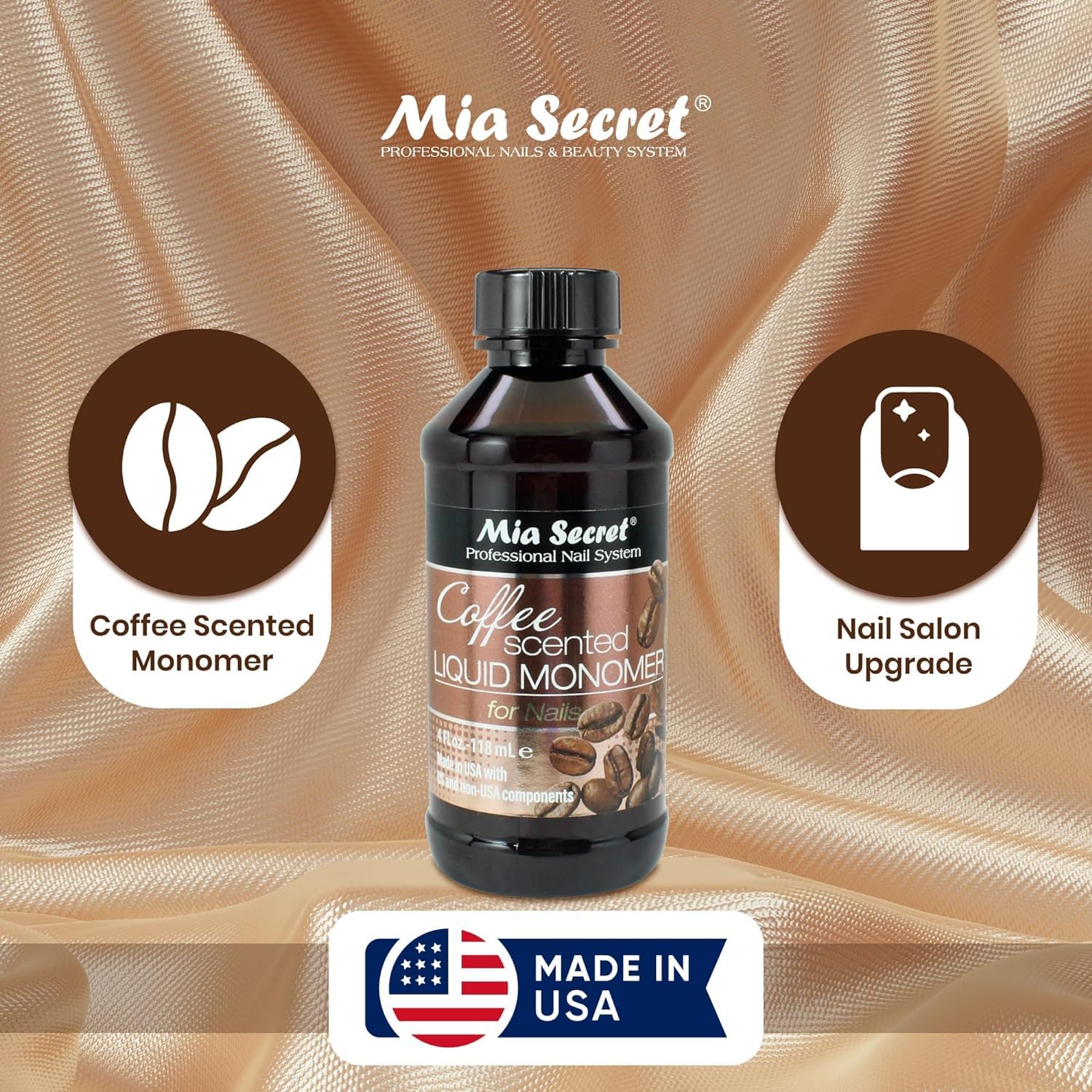 Mia Secret low-odor option supports comfortable indoor sessions for technicians and clients.