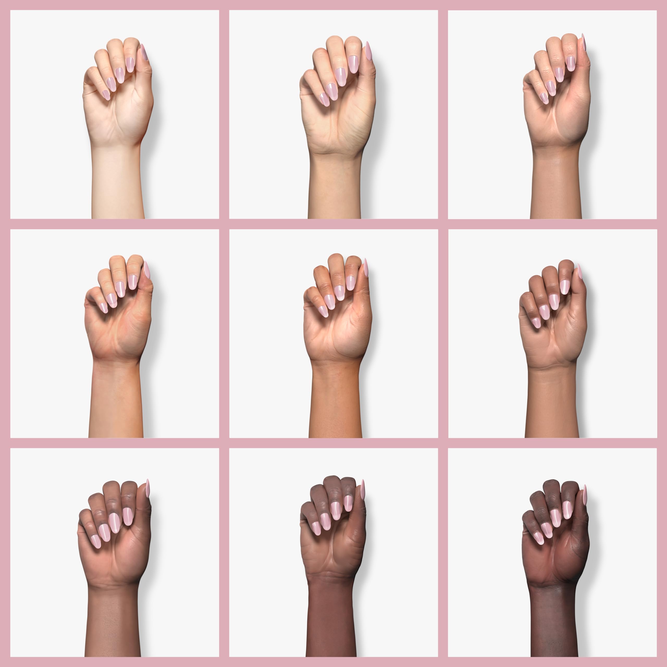 Mia Secret pink balance shade supports natural-looking nails and versatility