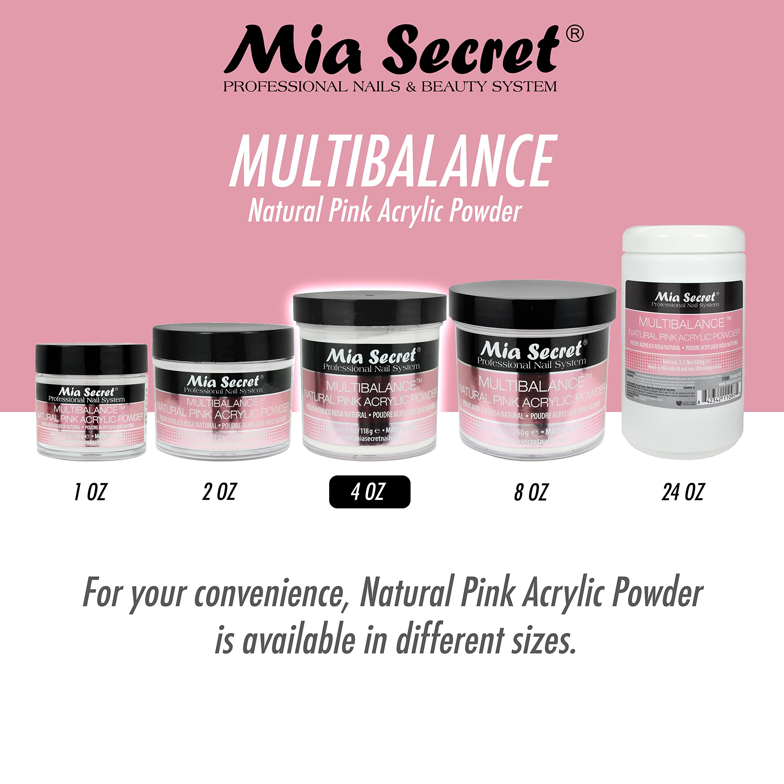 Mia Secret Multi Balance pink powder texture ideal for encapsulation