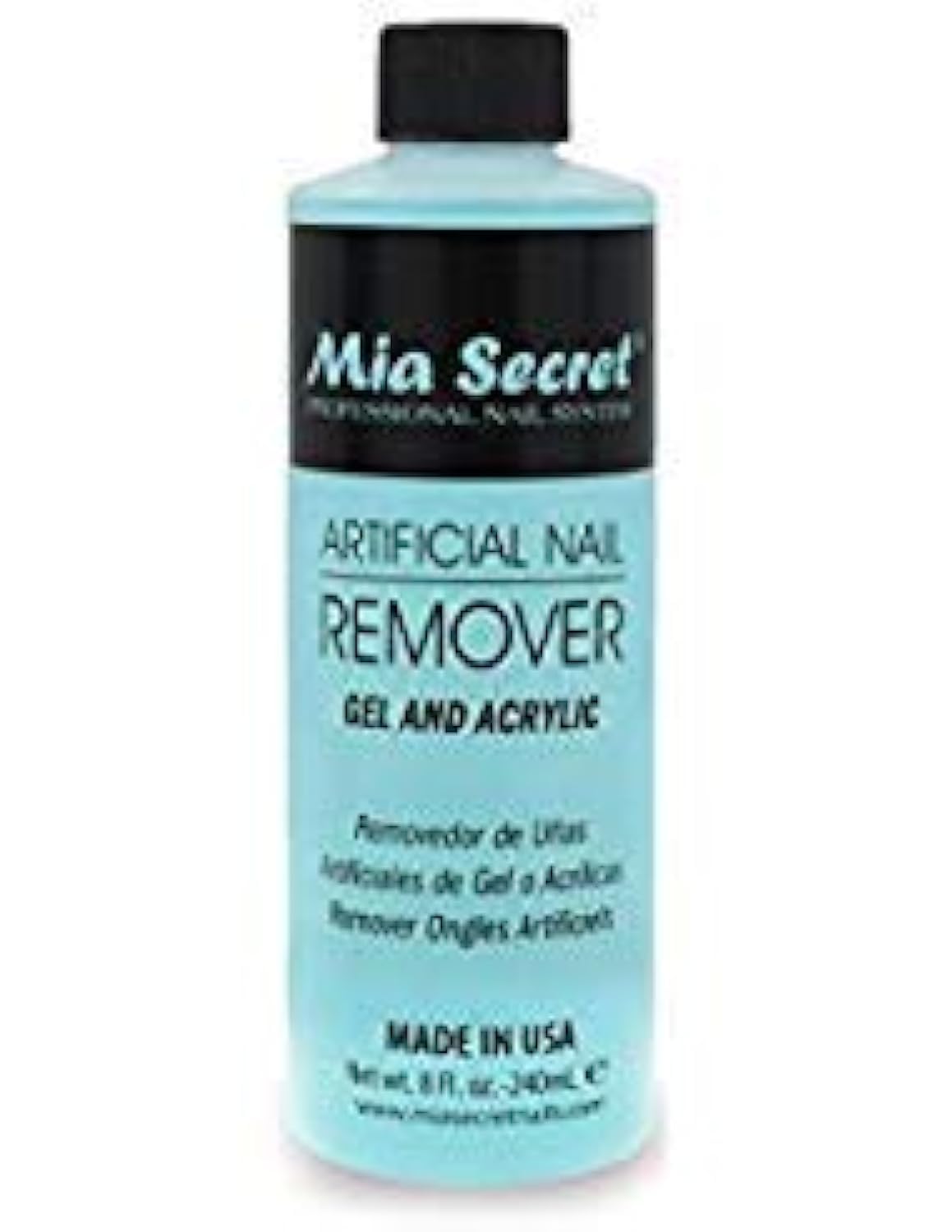 Mia Secret gel and acrylic remover liquid ready for use